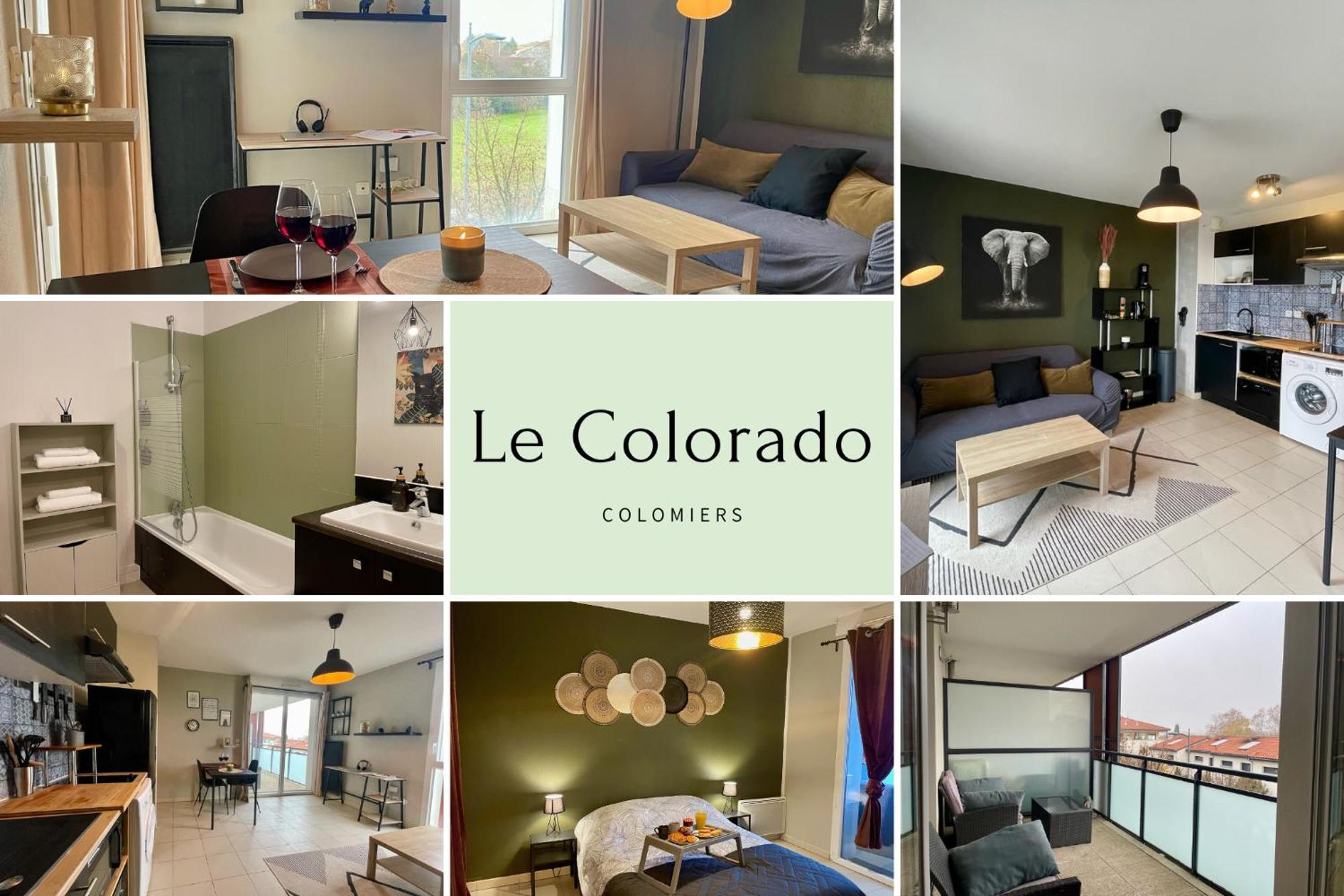 Le Colorado - Appartement Proche Airbus Колом'є Екстер'єр фото